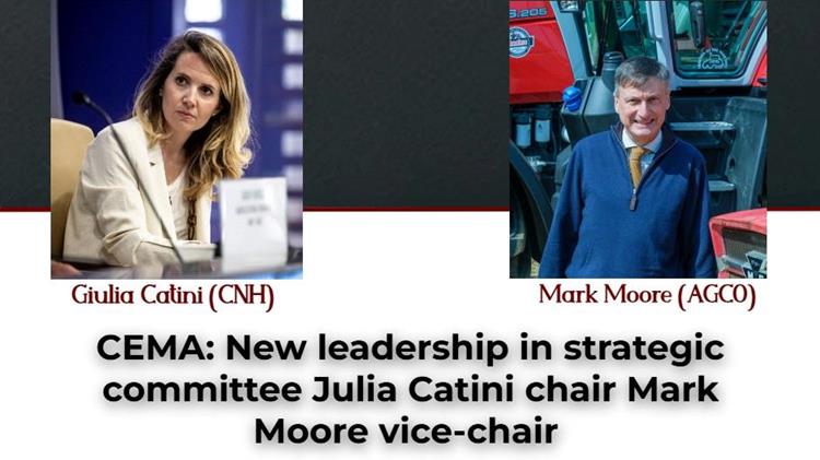 CEMA: New leadership in strategic committee Julia Catini chair Mark Moore vice-chair