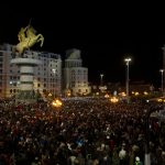 Τραγωδία στη Βόρεια Μακεδονία: Συγκέντρωση διαμαρτυρίας στην κεντρική πλατεία των Σκοπίων