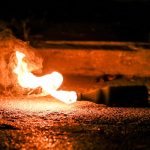 «Εκρηκτική» Ανάσταση στο Νέο Κόσμο με μολότοφ, κροτίδες και βεγγαλικά