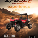 Εμπειρία οδήγησης της ZForce 800 Sport προσφέρει η Motion and Style στις 5 Απριλίου στον Διόνυσο