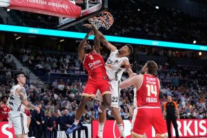 Euroleague: Η Ρεάλ μείωσε σε 2-1 νίκες την σειρά με τον Ολυμπιακό