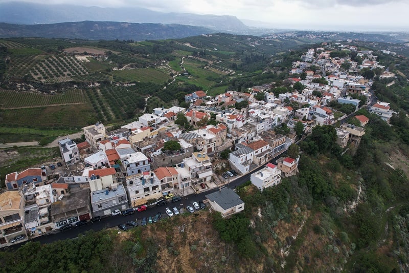 Νέος έλεγχος με drone για τις ρηγματώσεις στις Βούτες Ηρακλείου