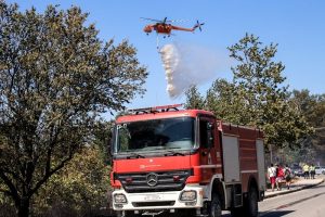 Οριοθετήθηκε η φωτιά στον Άγιο Γεώργιο Τροιζηνίας
