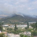 Έσβησε η φωτιά που ξέσπασε στην ανατολική είσοδο της Καβάλας