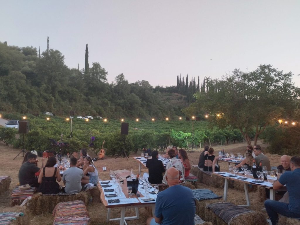 Πάρτι υπό το φως της πανσέληνου στους αμπελώνες της Οινοποιίας Ψαρούλη - Winetrails