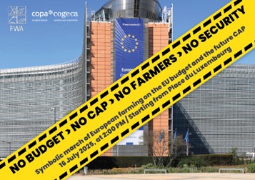 Στις Βρυξέλλες την Τετάρτη 16 Ιουλίου οι ευρωπαίοι αγρότες για τον μελλοντικό προϋπολογισμό της ΕΕ και την ΚΑΠ