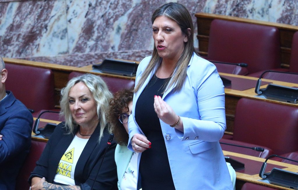 Κωνσταντοπούλου: Παίρνετε στις πλάτες σας την ευθύνη του ξεπλύματος Βορίδη και Αυγενάκη