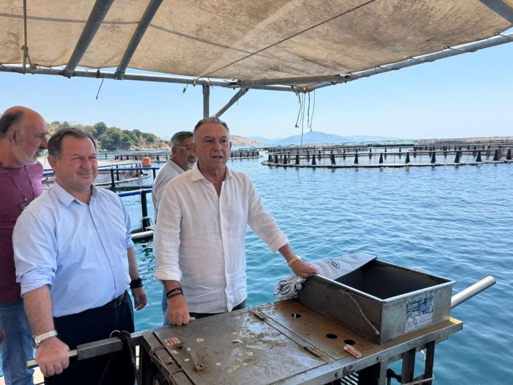 Η Θεσπρωτία μπορεί να γίνει πρότυπο της νέας πορείας της ελληνικής υδατοκαλλιέργειας λέει ο Κέλλας