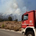Ξέσπασε φωτιά στα Δερβενοχώρια Βοιωτίας
