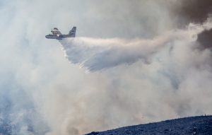 Φωτιά στην Πρέβεζα στην περιοχή της Νέας Σαμψούντας