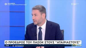 Ανδρουλάκης: «Υπάρχει άλλη επιλογή. Δεν είναι ουτοπία η κοινωνική δικαιοσύνη, η μείωση των ανισοτήτων και μια άλλη ηθική στην πολιτική»