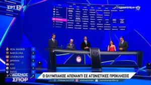 Champions League: Αυτό είναι το πρόγραμμα του Ολυμπιακού στη League Phase