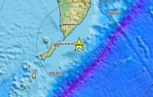 Ισχυρή σεισμική δόνηση 6,7 Ρίχτερ στις Κουρίλες Νήσους