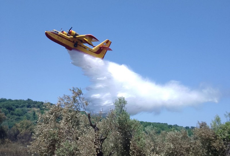 Φωτιά στον Γερολιμένα Μάνης