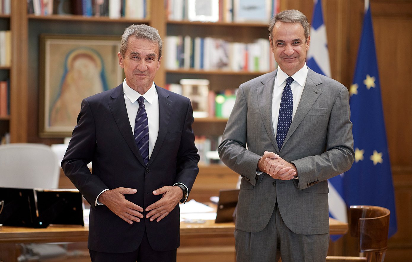 Ο Ανδρέας Λοβέρδος προσχώρησε στη Νέα Δημοκρατία – Συναντήθηκε με τον Μητσοτάκη στο Μαξίμου