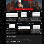 Επικηρυγμένος από τους Ουκρανούς ο Τσάρλι Κερκ;