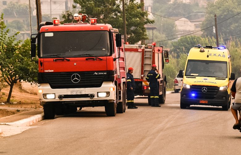 Σε ύφεση και χωρίς ενεργό μέτωπο η φωτιά σε δασική έκταση στο Κουνούπι Αργολίδας