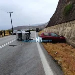 Φονικό τροχαίο στο Γαλαξίδι – Δύο νεκροί