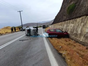 Φονικό τροχαίο στο Γαλαξίδι – Δύο νεκροί