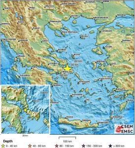 Ισχυρός σεισμός 5,2 Ρίχτερ ταρακούνησε την Αττική - Επίκεντρο τα Νέα Στύρα Ευβοίας