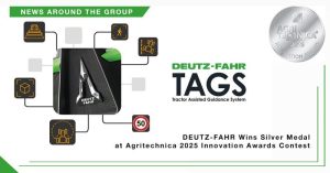 Aσημένια στα βραβεία καινοτομίας της Agritechnica η τεχνολογία TAGS της Deutz-Fahr - Profi
