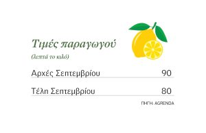 Με 80 λεπτά τα λίγα πρώτα λεµόνια, στο 30% του δυναμικού οι αποδόσεις - Fresher