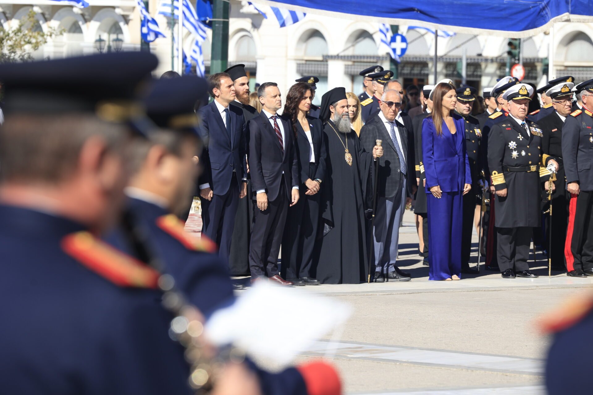 Κατάθεση στεφάνων από την πολιτική και πολιτειακή ηγεσία στον «Άγνωστο Στρατιώτη»