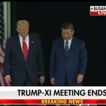 Έληξε αιφνιδιαστικά η συνάντηση Τραμπ – Σι Τζινπίνγκ