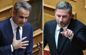 Μητσοτάκης σε Ανδρουλάκη: «Αν ήσαστε στη θέση μου τι θα κάνατε; θα πιάνατε τον κ. Τραμπ από το πέτο και θα του λέγατε go back;»