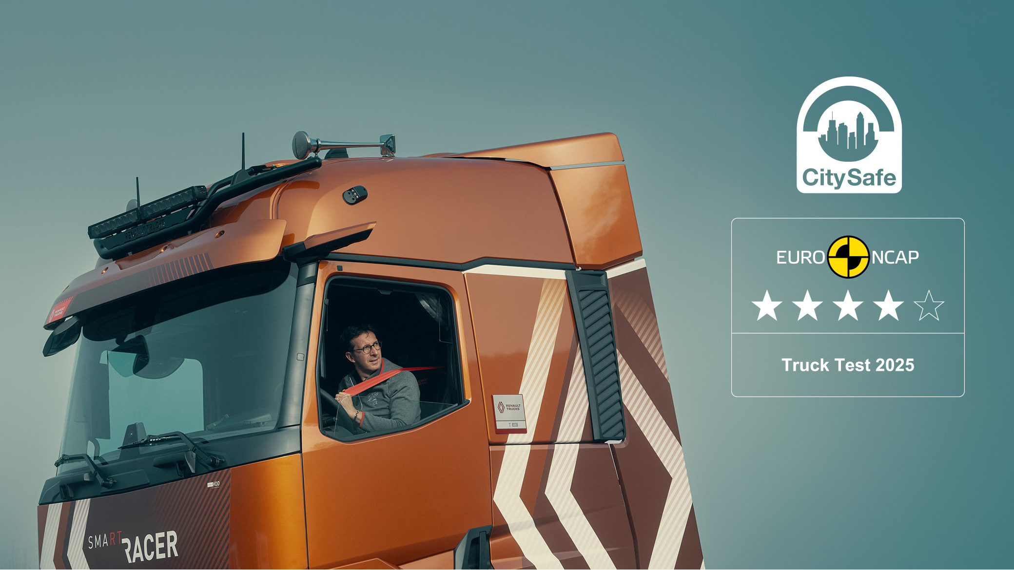 Διατήρησε τα 4 αστέρια στην αξιολόγηση ασφαλείας του φορέα Euro NCAP το Renault Trucks T - Profi