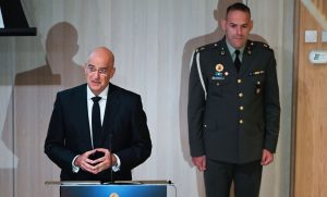 Ο Δένδιας στην Αμερικανική Ναυτική Ακαδημία Πολέμου