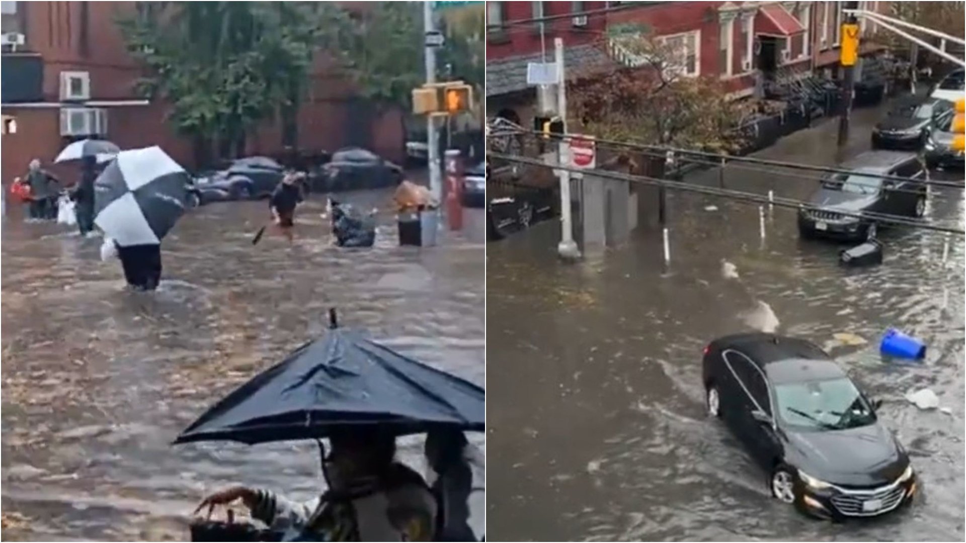 Ιστορικές βροχοπτώσεις στη Νέα Υόρκη: Δύο νεκροί, πρωτοφανείς πλημμύρες