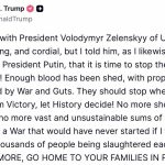 Τέλος πολέμου Ρωσίας-Ουκρανίας με τα εδαφικά όρια ως έχουν τώρα, προτείνει ο Τραμπ