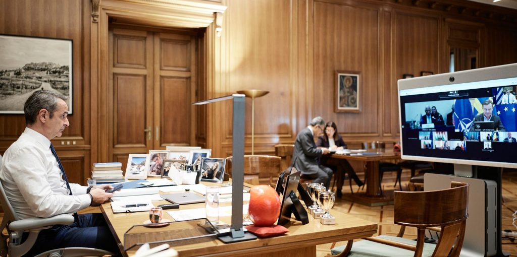 Μητσοτάκης: Τι είπε στην έκτακτη τηλεδιάσκεψη για την Ουκρανία