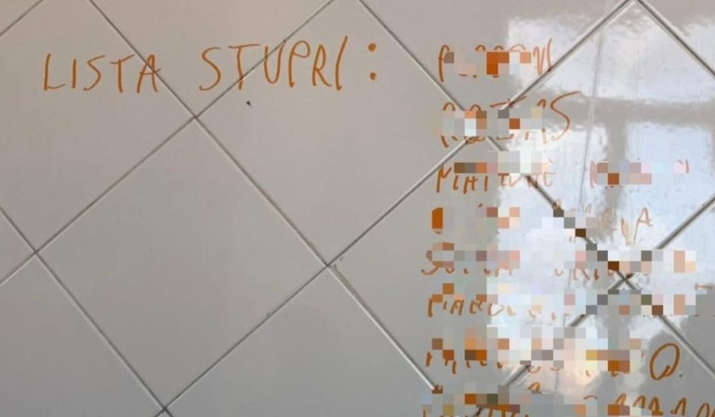 Σοκ στο Λύκειο Τζούλιο Τσέζαρε: «Λίστα βιασμού» στους τοίχους – Οργή και αντιδράσεις στη Ρώμη