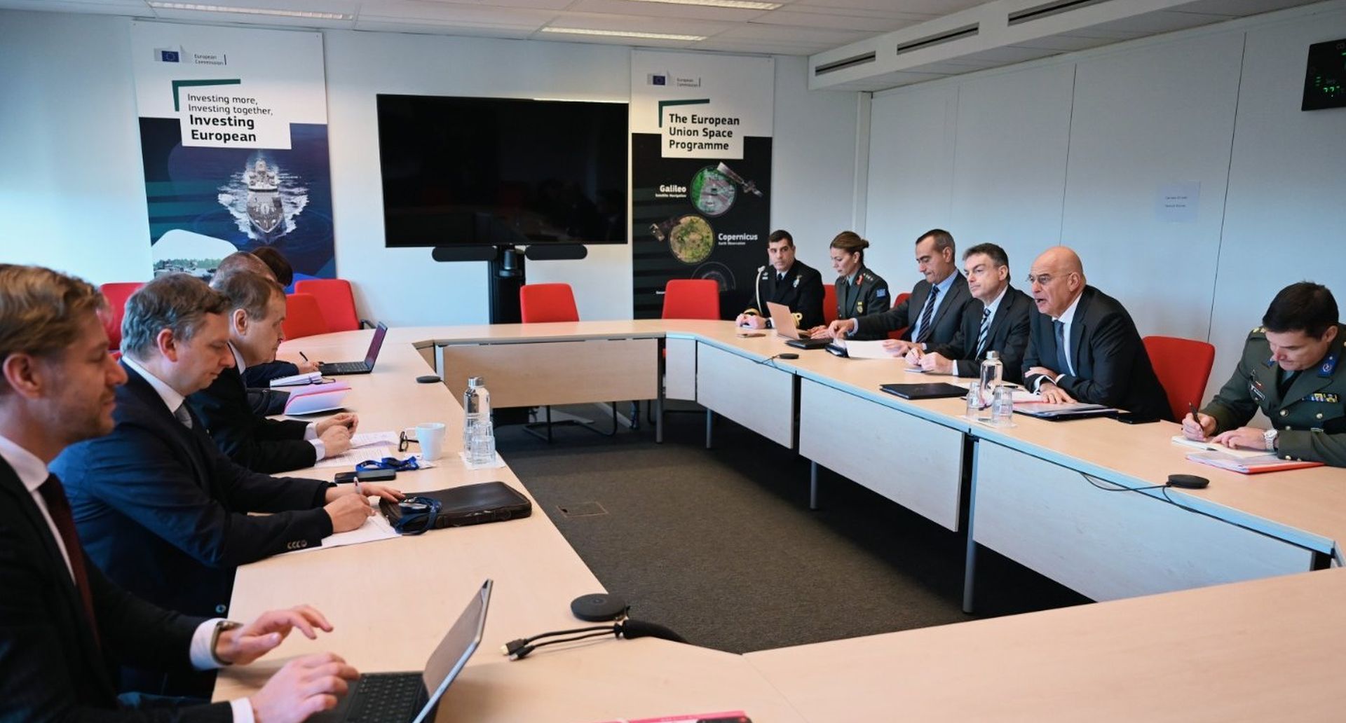 Νίκος Δένδιας: Οι συναντήσεις για το πρόγραμμα SAFE στις Βρυξέλλες