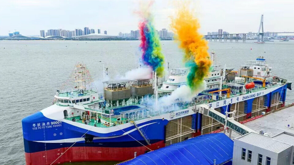 Κίνα: Παραδόθηκε το Zhanjiang Bay No.1, το πρώτο τεχνολογικά εξελιγμένο πλοίο ιχθυοκαλλιέργειας παγκοσμίως