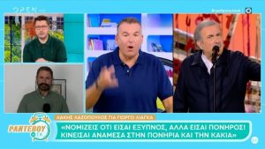 Λάμπρος Κωνσταντάρας κατά Λαζόπουλου: «Έχει βρει τώρα παιχνιδάκι, κακία είναι η εμμονικότητα που έχει»