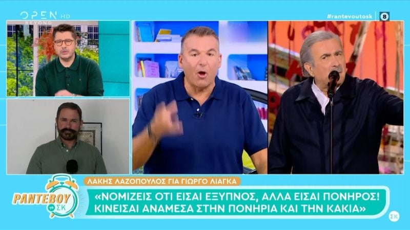 Λάμπρος Κωνσταντάρας κατά Λαζόπουλου: «Έχει βρει τώρα παιχνιδάκι, κακία είναι η εμμονικότητα που έχει»