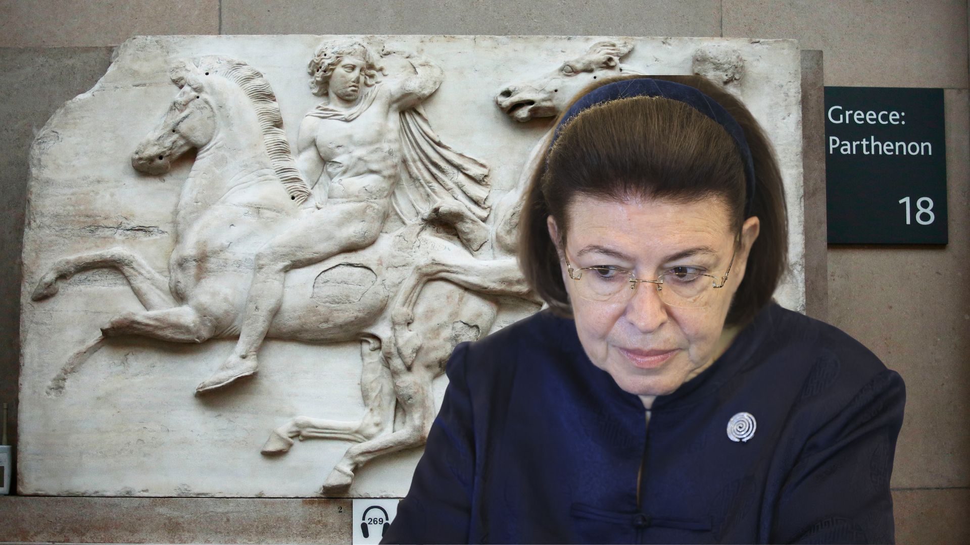 Η Μενδώνη ομολογεί μυστικές διαπραγματεύσεις για τα Γλυπτά του Παρθενώνα