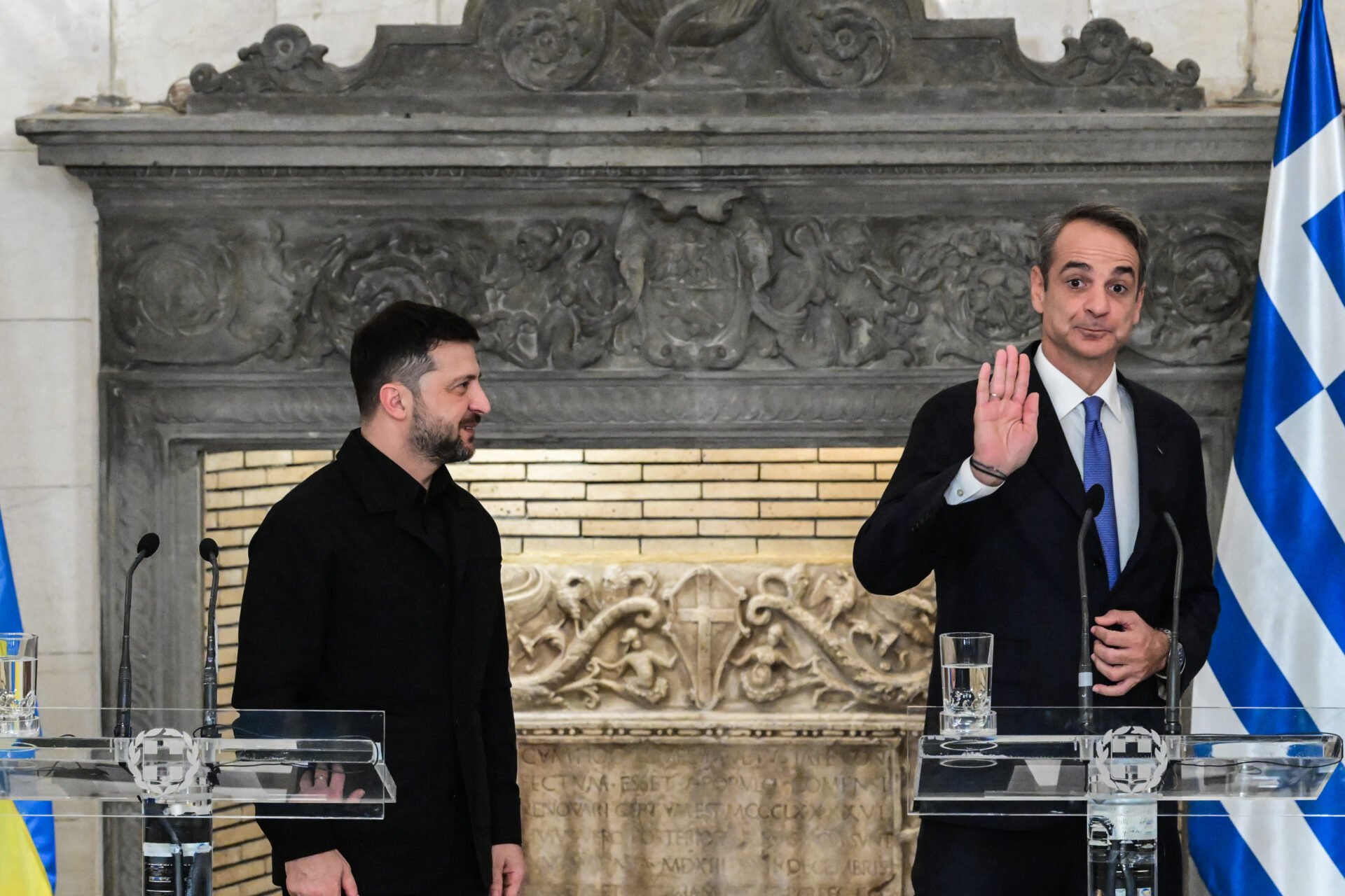 Μητσοτάκης-Ζελένσκι ανήγγειλαν τον νέο ενεργειακό άξονα – Κοινές δηλώσεις στο Μέγαρο Μαξίμου