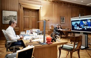Σε έκτακτη τηλεδιάσκεψη των ηγετών της ΕΕ για την Ουκρανία συμμετείχε ο Μητσοτάκης