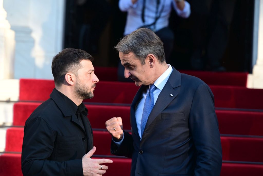 Ζελένσκι, Μητσοτάκης, Μαξίμου, ευχαριστώ