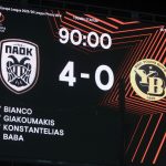 ΠΑΟΚ, φωτεινός πίνακας