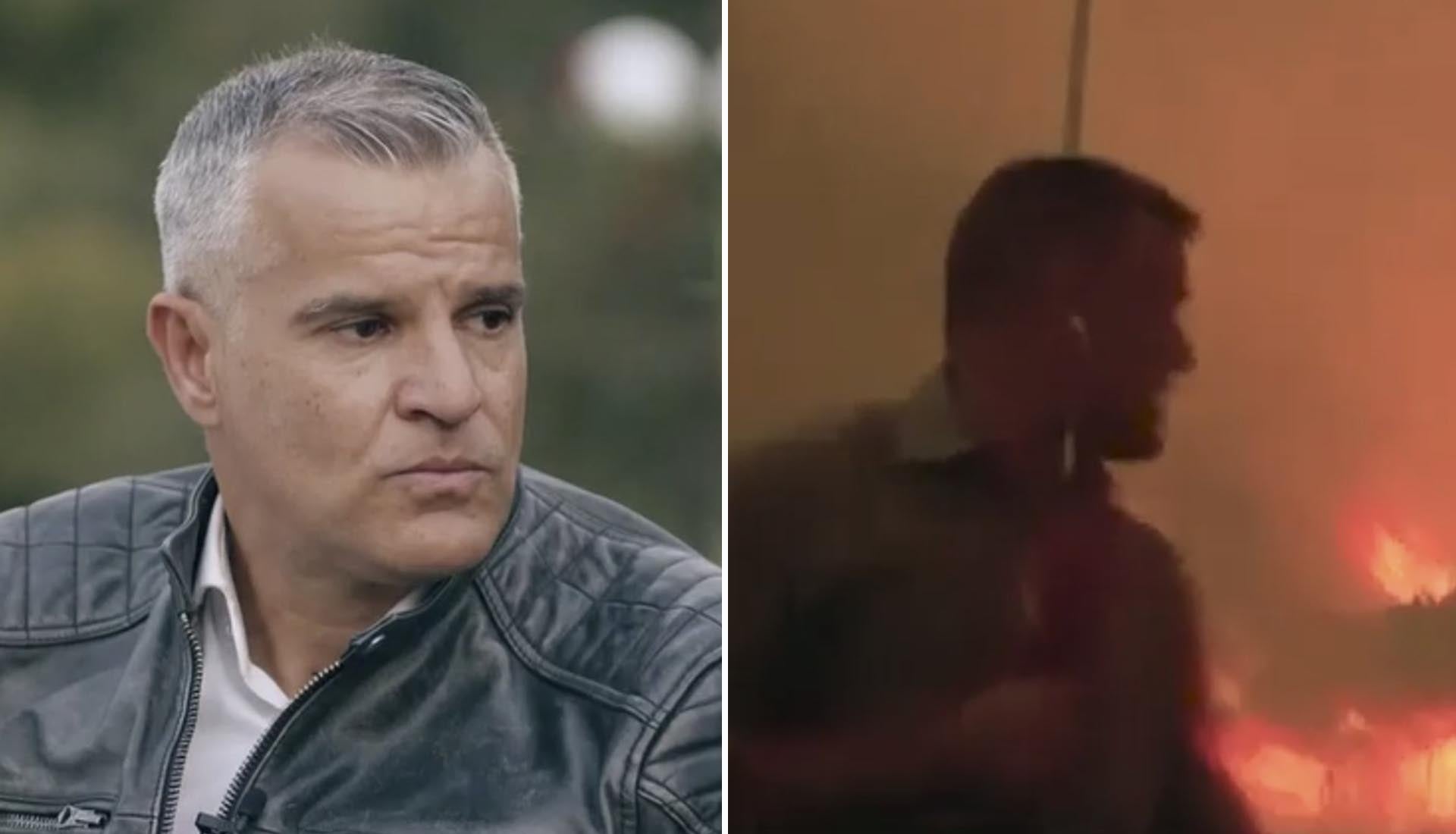 O Κώστας Σαρίκας περιγράφει την κόλαση στο Μάτι