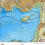 Ισχυρός σεισμός στην Κύπρο, κοντά στη Πάφο