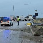 Καραμπόλα στη Θεσσαλονίκη – Γέμισε ψωμιά ο περιφερειακός