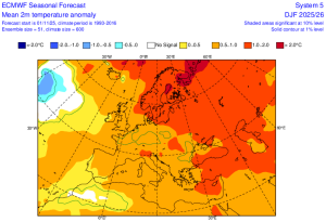 Η πρόγνωση της ΕΜΥ για τον φετινό χειμώνα