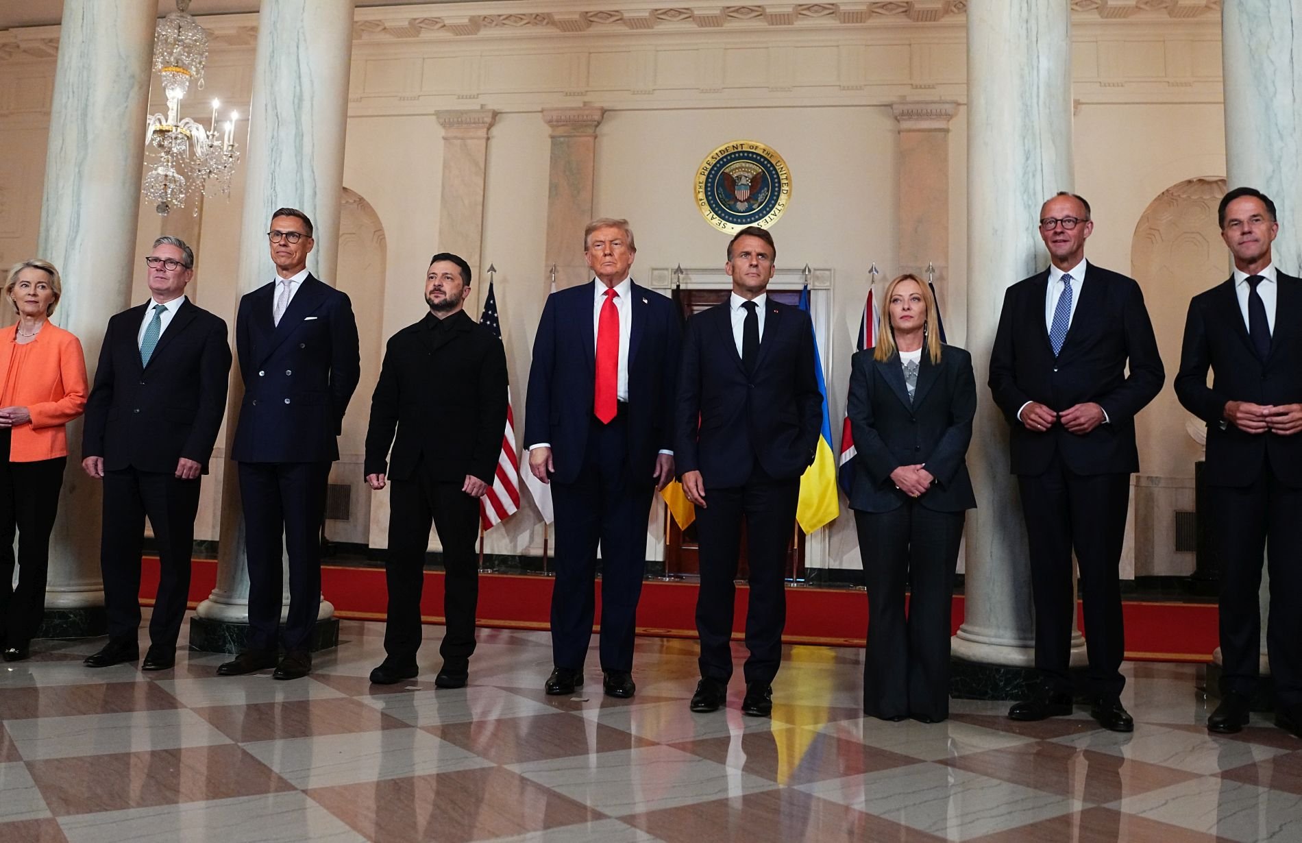 Ζελένσκι, Τραμπ, Ευρωπαίοι