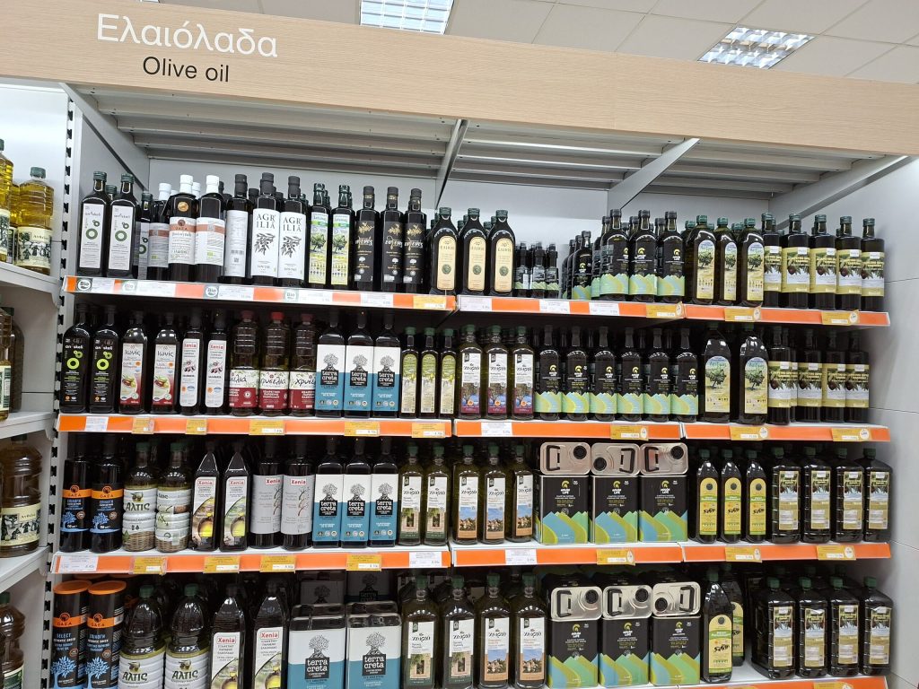 Η εικόνα των ελαιολάδων στα ράφια σήμερα, τον Δεκέμβριο 2025
